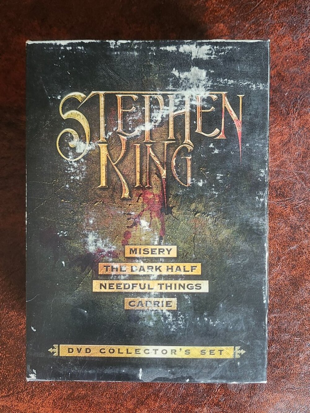 Stephen King DVD Collector's Set Misery, The Dark Half, Needful Things, Carrie